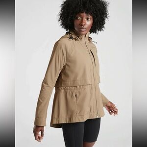 Athleta Open Road Shell Jacket in Brownstone Beige